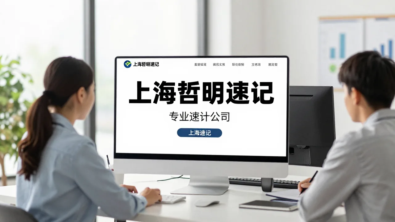 上海哲明速记 首页主视觉